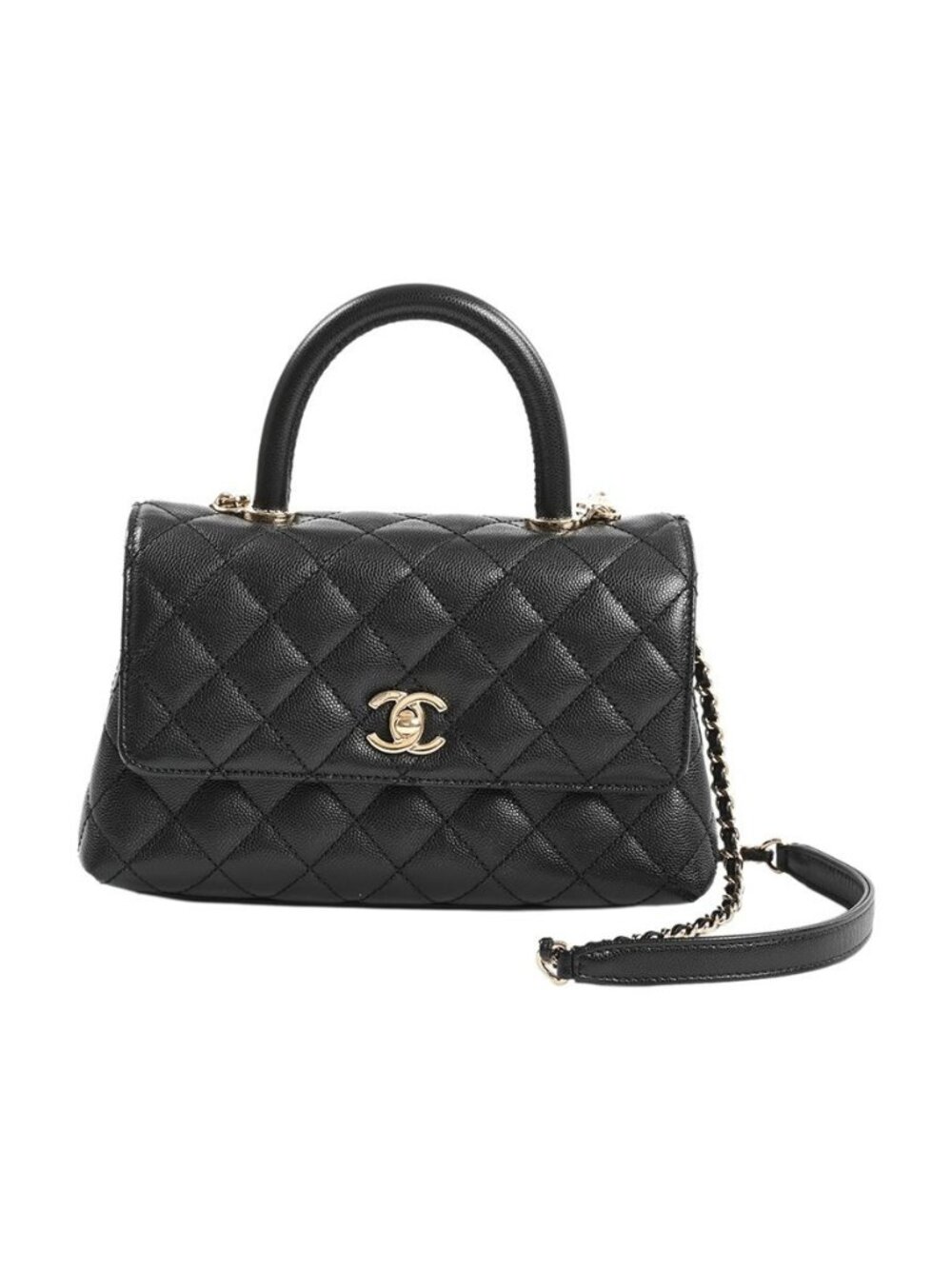 Chanel Handbag Top Handle Flap Bag XS